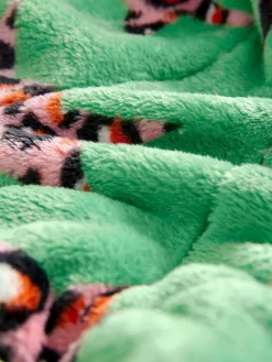 - Leopard Print Fleece Robe*Eleanor Bowmer Clearance