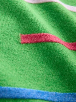 Groen multi gestreept - Superzachte trui met ronde hals en lange mouwen*Next Best