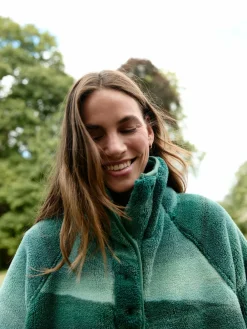 - Borg fleece top met print*Next Outlet