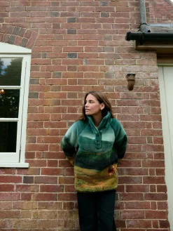 - Borg fleece top met print*Next Outlet