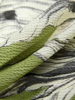 - Textured Satin Short Sleeve Twist Front Midi Dress*Next