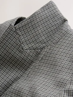 Groen/grijs - Check Sculpted Tailored Single Breasted Blazer*Next Discount