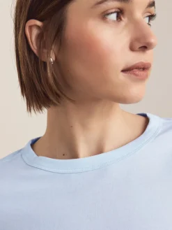 Groen/Paars/Blauw/Ecru/Roze - Set van 5 stuks 100% katoenen T-shirts met lange mouwen*Next