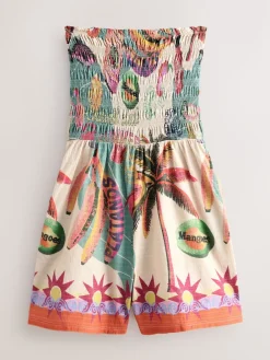 - Bandeau playsuit met plooien*Next Clearance