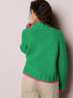 - Grof gebreide Staande Hals Trui Met Wol*Next Outlet