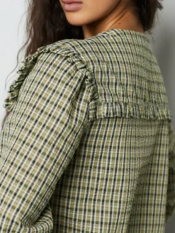 - Oversized Collar Long Sleeve Blouse*Next Online