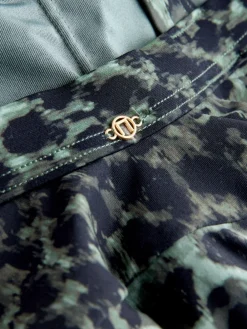 Groen/Zwart luipaardprint - Buikcorrigerende zwemjurk*Next Sale