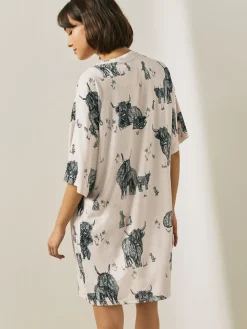 Havermout Hamish The Highland Cow - Comfortabel nachthemd*Next Discount