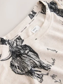 Havermout Hamish The Highland Cow - Comfortabel nachthemd*Next Discount