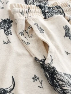 Havermout Hamish The Highland Cow - Behaaglijke pyjama met lange mouwen*Next Sale