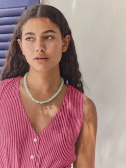 Helderoze/rood - Belted Summer Playsuit*Next