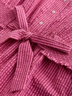 Helderoze/rood - Belted Summer Playsuit*Next