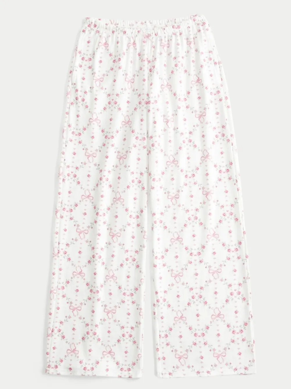 Cosy Wide leg White Pyjamas Bottoms*Hollister New