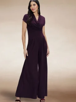 Cap Sleeved Wide Leg Jumpsuit*Hot Squash New