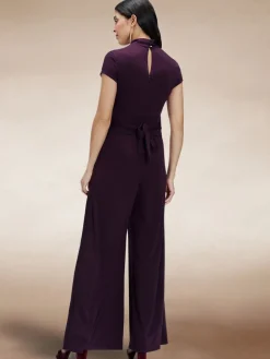Cap Sleeved Wide Leg Jumpsuit*Hot Squash New