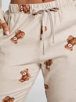 Grey Flannel Straight Bear Joggers*Hunkemoller Outlet