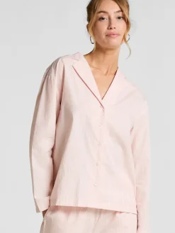 Pink Poplin Cotton Pyjama Top*Hunkemoller