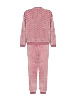 Purple Fleece Heart Pyjamas Set*Hunkemoller Hot