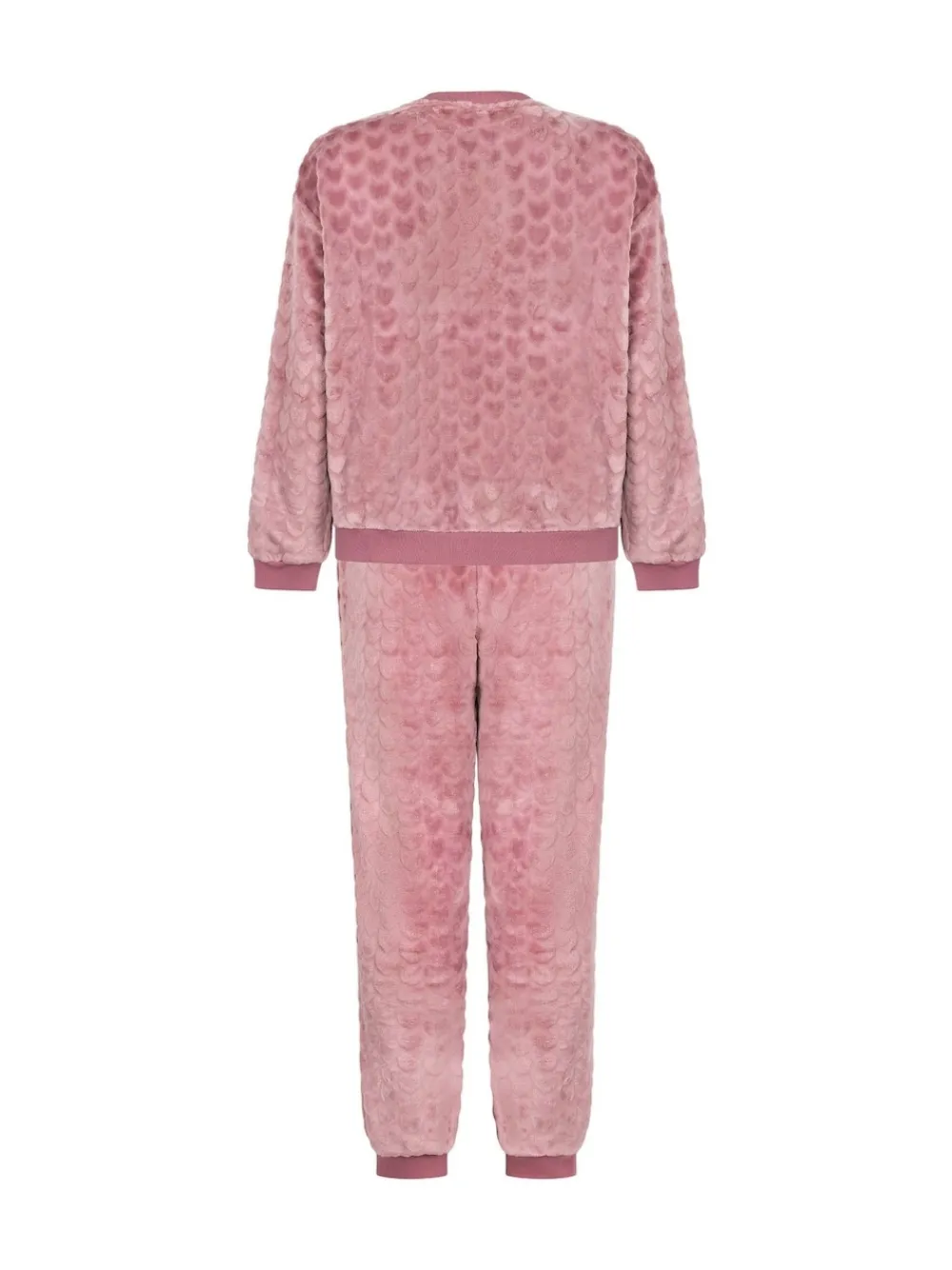 Purple Fleece Heart Pyjamas Set*Hunkemoller Hot