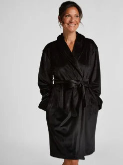 Velours short Black Bath Robe*Hunkemoller New