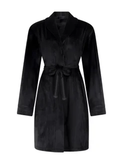 Velours short Black Bath Robe*Hunkemoller New