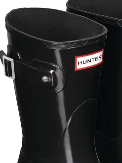 Womens Original Short Gloss Black Wellies*Hunter Sale