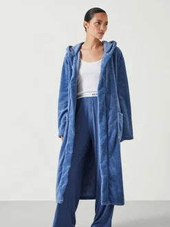 Donzige kamerjas met capuchon*Hush Outlet