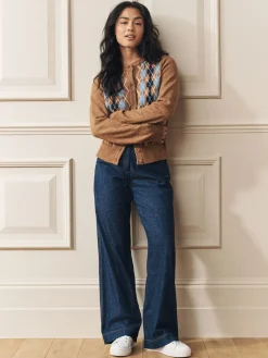 - jeans met wijde pijpen*Laura Ashley Outlet