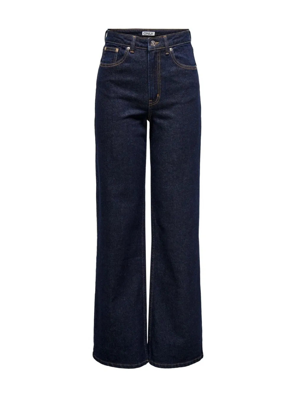 - - Jeans met hoge taille en wijde pijpen van 100% katoen*ONLY Hot