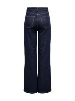 - - Jeans met hoge taille en wijde pijpen van 100% katoen*ONLY Hot