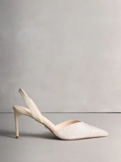 Ivoor - Forever Comfort® Point Toe Sequin Slingback Heels*Next Best