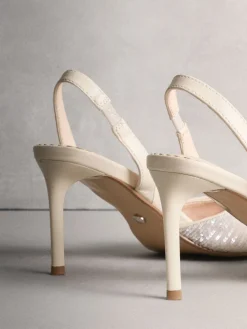 Ivoor - Forever Comfort® Point Toe Sequin Slingback Heels*Next Best