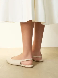 Ivoor - Forever Comfort® Point Toe Bow Back Slingback Flats*Next Sale