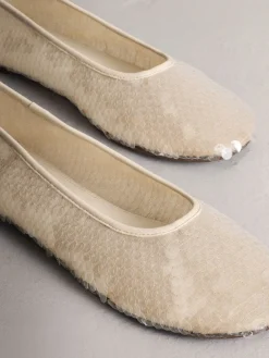 - Forever Comfort® Round Toe Sequin Ballerina Flats*Next Outlet