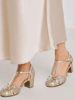 Block Heel T-Bar Shoes*JD Williams Sale