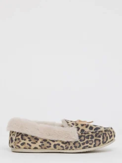 Classic Suede Moccasin Slippers*JD Williams Clearance