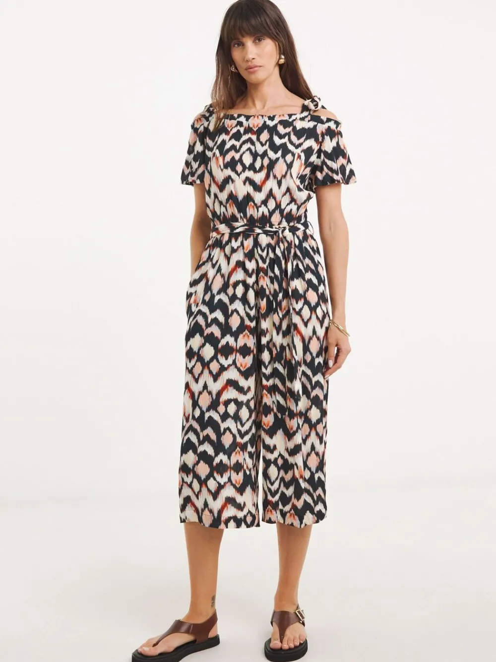 Crinkle Tie Strap Jumpsuit*JD Williams Online