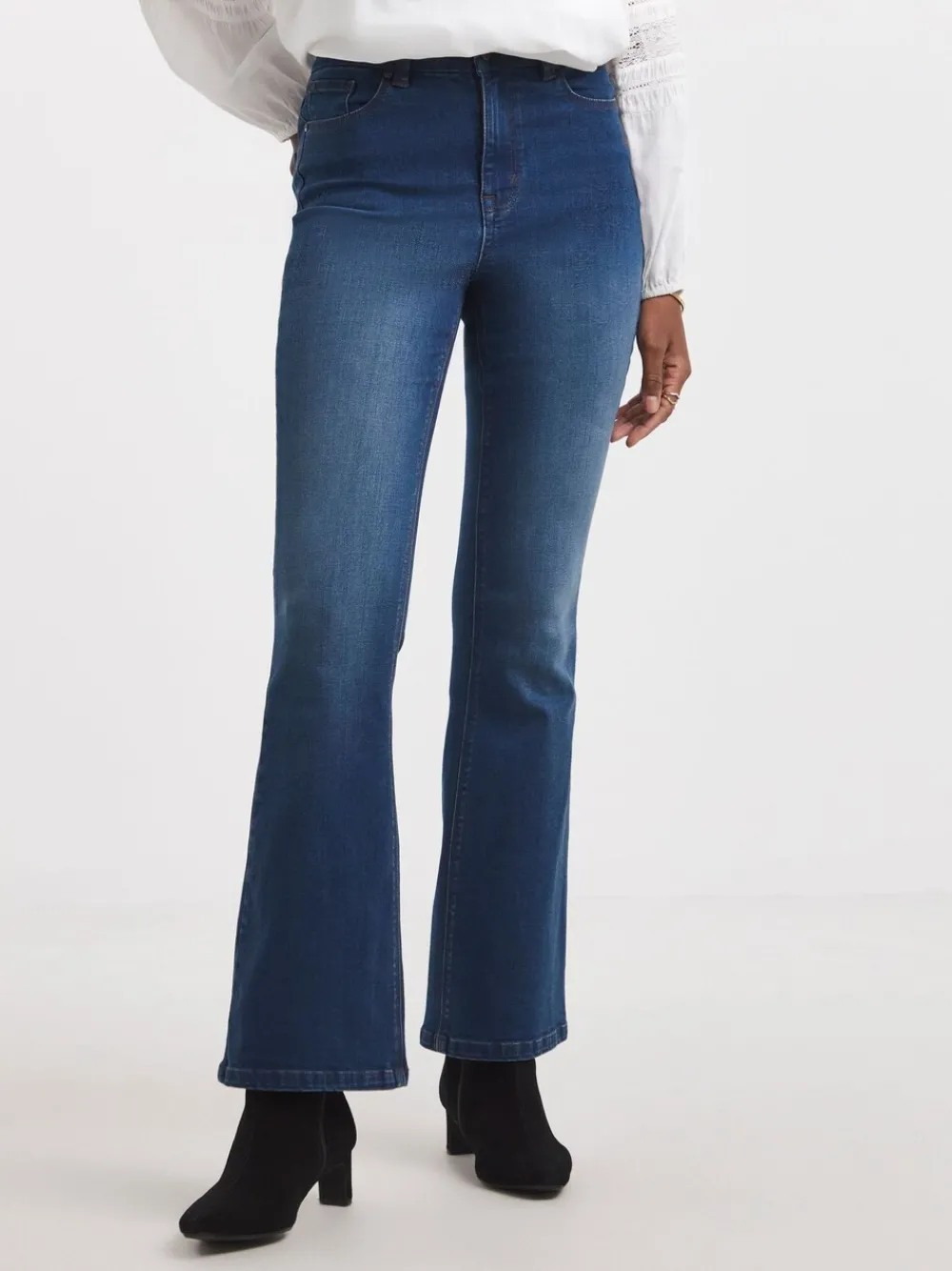 High Waist Super Stretch Bootcut Jeans*JD Williams Discount