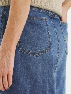 Mid Wash 24/7 Denim Maxi Skirt*JD Williams New