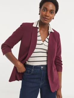 Ruched Sleeve Blazer*JD Williams Clearance