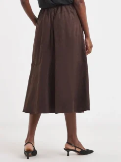 Suede Midi Circle Skirt*JD Williams Clearance