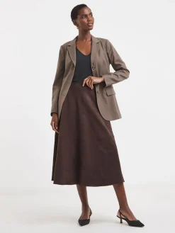 Suede Midi Circle Skirt*JD Williams Clearance