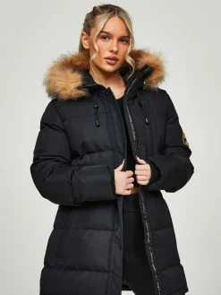 - Gewatteerde Goshawa damesparka*Zavetti Canada Outlet