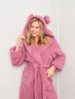 Natural Novelty Lambi Robe*Jim Jam the Label New