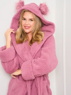 Natural Novelty Lambi Robe*Jim Jam the Label New