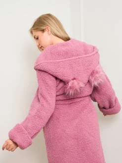 Natural Novelty Lambi Robe*Jim Jam the Label New