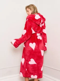 Pink Heart Dressing Gown*Jim Jam the Label Discount