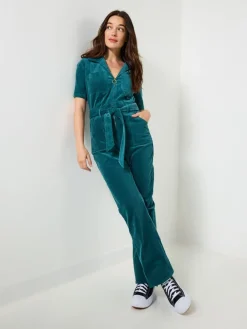 Belted Bootcut Cord Jumpsuit*Joe Browns