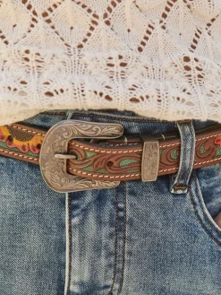 Laser Detail Western Belt*Joe Browns Sale