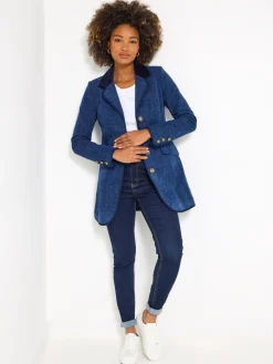 Navy Longline Jacket*Joe Browns Clearance